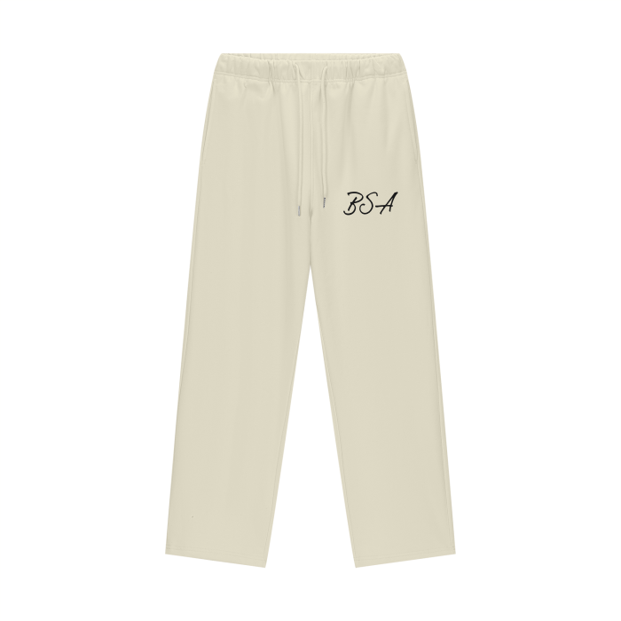 Fleece Lined Straight Leg Pants - 460 GSM