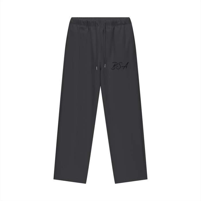 Fleece Lined Straight Leg Pants - 460 GSM