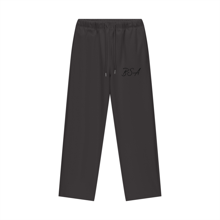 Fleece Lined Straight Leg Pants - 460 GSM